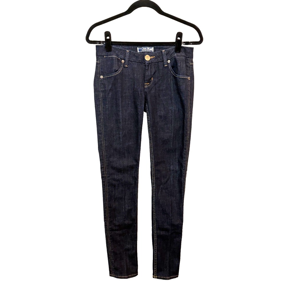 Hudson Hudson Nico Skinny Jeans Womens 26 Dark Wash Stretch Denim Minimalist